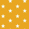 babrause® Baumwollstoff Sterne Gelb Webware Meterware Popeline OEKOTEX 150cm breit - Ab 0,5 Meter