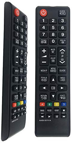 Replacement Samsung Remote Control AA59-00741A for Samsung 5/6/7 series 3D LCD LED Smart TV Remote Controls - No Setup Needed