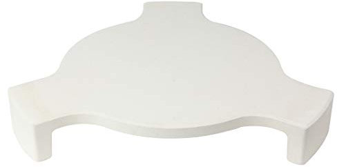 Ceramic Plates Deflector Big Green egg Accessories, Ceramic Pizza Stone Smoking Stone conveggtor Fit for Large Big Green Egg(L)