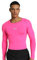 PUMA Men's Liga Baselayer Tee T shirt long sleeve, Fluorescent Pink, L UK