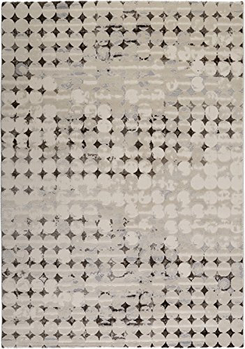 Esprit Home, Kurzflor Teppich aus Polyester und Polypropylen, Velvet Spots (133 x 200 cm, beige, braun)