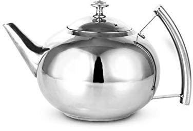 BEPM Teiereteiera Tisaniera Tisaniera Infusiera Teiera in Acciaio Inox con Filtro Infusore da tè Bollitore Oolong Metallo Teiera Caffettiera A Induzione Fornello A Gas Bollitore-Stile 1 (1L)
