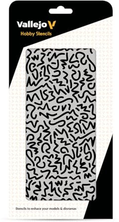 Vallejo AV-Schablonen, 1:32 Luftwaffe WWII Schindeln, Camouflage