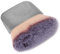 Mini brosse de maquillage cheveux doux en vrac poudre Blush brosse fond de teint brosse outil de beauté pour mélanger des cosmétiques liquides, crèmes ou en poudre(argent)