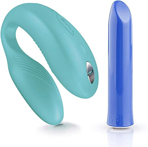 We-Vibe Anniversary Collection Sextoyset für Paare - 1x Paarvibrator und 1x Bullet-Vibrator - Set aus Sync und Tango - mit Fernbedienung und App-Steuerung - Wasserdicht