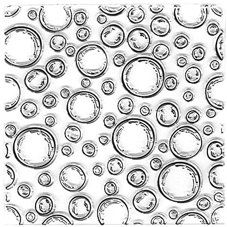 Blasen Kreis Punkte Hintergrund Klare Stempel für Kartenherstellung Scrapbooking Basteln DIY Dekorationen, Hintergrund Transparente Silikon Siegel Stempel für Prägen Album Handwerk