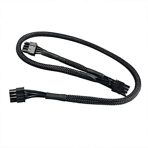 ZAHARA Modulares Kabel für EVGA Dual 8-Pin PCI-E 60 cm + 16 cm – kompatibel mit G2- und G3-Netzteilen SATA Power Supply Cable