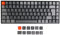 Keychron K2 Wireless Bluetooth/USB Wired Gaming Mechanical Keyboard, Compact 84 Keys ISO-UK-Layout White LED Backlight N-Key Rollover, Plastic Frame for Mac Windows, Gateron Brown Switch, Version 2