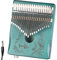 BOTOWI Portable Kalimba 21 Schlüssel Thumb Piano, Mahagoni Holz Daumenklavier Finger Piano 17 Schlüssel Kalimba Musical Instrument Mbira Marimba mit Tuning Hammer für Erwachsene, Kinder,F 21 Keys