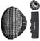 AMBITFUL QD-P90 35.4inch/ 90cm Quick installed Deep Parabolic Softbox + Honeycomb Grid for Bowens Mount Studio Flash (AMBITFUL QD-P90+ Honeycomb Grid)
