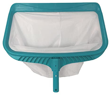 Poolkescher Pool Kescher Bodenkescher/Tief Kescher, Poolreinigung Bodenkescher Mit Kunststoffrahmen Pool Kescher Swimming Pool Reinigung, Feinmaschiges Netz Robuster Rahmen Für Pool, Spas, Teiche