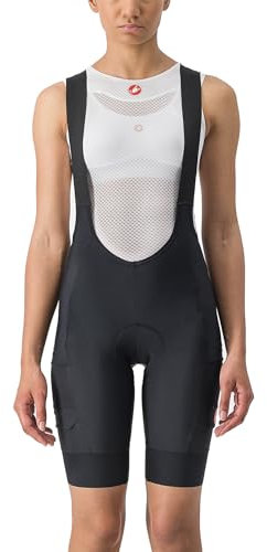 CASTELLI Damen Unlimited Cargo W Bibshort Shorts, Schwarz, M EU