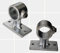 Galvanized Tube Fittings - (143 Handrail Bracket Support-34mm OD Tube B34) Steel Connectors for Plumbing, & DIY Projects | Pipe Fittings for Residential & Industrial Use | 2PK
