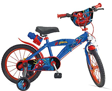 Huffy Babys (Jungen) 120145115 14 Zoll Fahrrad Marvel Spidey, blau, pollici