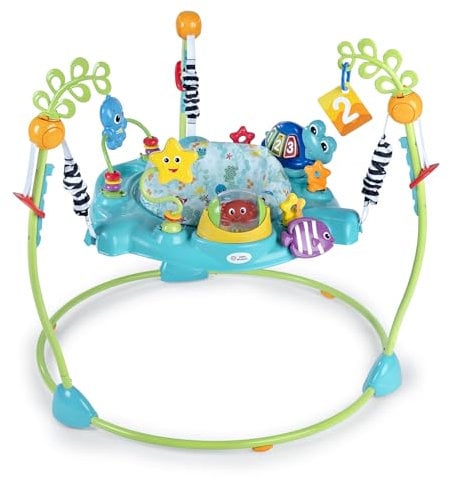 Baby Einstein Ocean Explorers Curiosity Cove 2-in-1, Türhopser und Bodenspielzeug, Alter 6-12 Monate