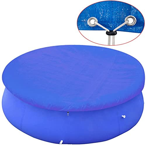 90588 Bâche de protection pour piscine hors sol ronde de 360 à 367 cm, 1,25 kg