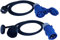 2x ADAPTER CEE Stecker Kupplung 230V Womo Camping Boot H07RN-F 3x2,5mm² 1,5m