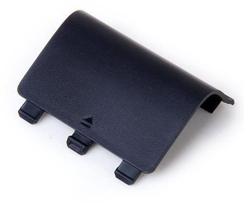 Black Battery Holder Shell Back Door Cover Lid Replacement, Compatible with Xbox One & Xbox One S Wireless Controllers