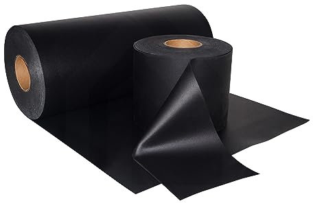 EPDM Mauersperrbahn | Sperrfolie zur Bauwerksabdichtung, Fassadenschutz & Abdichtung von Fenster- & Türelementen | 1,1mm x 20m in verschiedenen Breiten (330mm Breite)