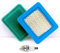 VooGenzek 1 Pieza Filtro de Aire Cortacésped, 1 Pieza Bujía L7T Reemplazo, 1 Pieza Prefiltro, Filtro de Aire Césped, Tractores Cortacésped Filtro de Aire de Repuesto, para 491588 399959 PT15853
