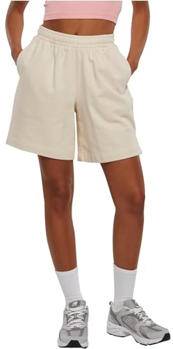 Urban Classics Damen Kurze Hose Ladies Organic Terry Bermuda Pents, Bermudahosen für Frauen, Bio-Baumwolle, erhältlich, Größen XS-5XL