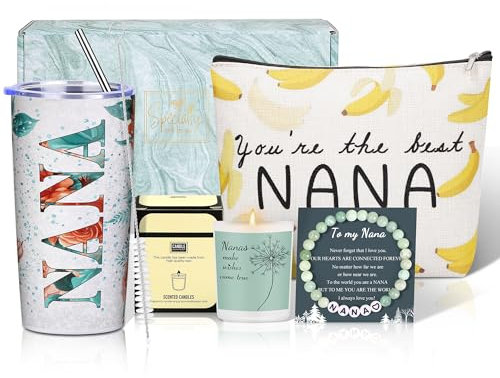 Nana Gifts Set Regali di compleanno per Nana da nipote nipote nipoti Nana Regali Cestino Migliore Nonna Regali Set Festa della Mamma Regali di Natale per Nana