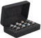 FINGERINSPIRE Aufbewahrungsbox Für Ringe Aus Leder 12.6x8x4.7 cm Rechteckige Ring Aufbewahrungsbox Aus PU Leder Mit Samt Innen Schwarze Ring Aufbewahrungsbox Für Ringe Tragbarer Ring Organizer