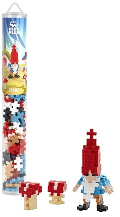 Plus-Plus 4308 Geniales Konstruktionsspielzeug, Gnom, Kreativ-Bausteine Tube, Bausteinset für Kinder, 100 Teile