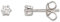 XENOX® Krappe Ohrringe - Damen Ohrringe aus hochwertigem 925/- Sterlingsilber mit Zirkonia Stein | XS3516