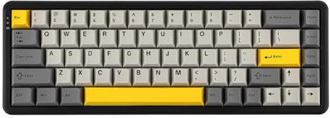 MechLands AK680 MAX 3 Modi Wireless Gaming Keyboard mit 8K Polling Rate, Rapid Trigger Magnetic Keyboard mit Hall-Effekt Schalter, Top Struktur, RGB (Schwarz)
