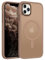 GaoBao for iPhone 11 Pro Max Case,[Compatible with MagSafe] Slim Fit iPhone 11 Pro Max Phone Cases Thin Shockproof Translucent Matte Back Magnetic Protective Cover for iPhone 11 Pro Max 6.5,Brown