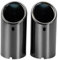 Sovxbgw Auto Auspuffblende Auto Styling Für Jetta MK6 1,4 T Für Golf 6 7 MK7 1,4 T Edelstahl Auspuffrohr Auto Zubehör Edelstahl Auspuffblende(Black)