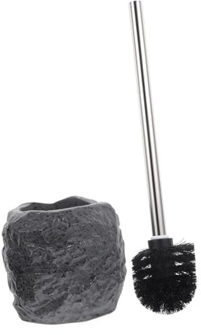 WRITWAA Escobilla De Inodoro con Soporte Mango Ergonómico y Cerdas para Limpieza Efectiva Baño Base Estable Accesorio De Higiene Sanitaria
