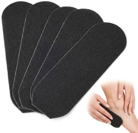 50PCS Foot File Refills, 80/180 Grit Pedicure File Replacement Pads, Foot Scraper for Hard Skin and Callus Remover, Foot Rasp Refill for Foot Care Tools