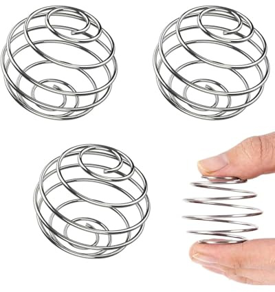 YIPFEN Sfera Shaker Proteine 4 Pezzi Acciaio Inossidabile per Shakes Senza Grumi. Miscelazione Perfetta Bevande Sportive, Ricambio Robusto per Borracce Fitness.