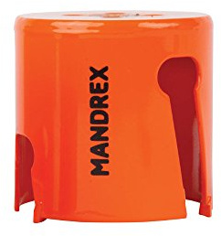 Mandrex | Mehrzweck Lochsäge SuperXcut mit Hartmetallzähnen, 60mm Schnitttiefe für Holz, MDF & PVC | MHM00082B | Ø 82 mm