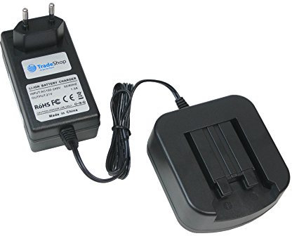 Trade-Shop 18V Li-Ion Akku Ladegerät Ladestation Schnellladegerät Kompakt-Ladegerät für Festool Festo PSC/PSBC 420 Quadrive T18 Quadrive TSC55 SYSROCK BR 10 T15 T18 Drill Drivers T18+3 Ti 15