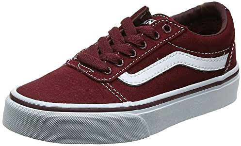 Vans Ward Canvas, Unisex-Kinder Sneaker, Rot ((Canvas) Port Royale/White 8j7)
