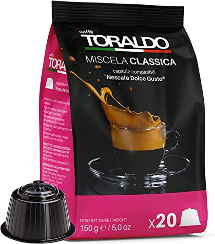 CAFFÈ TORALDO | Capsule Compatibile Con Dolce Gusto (100 Unità, Miscela Classica)