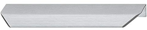 Gedotec Poignée de Meubles -CYPRUS- Tirage en Acier Inox Mat pour Tiroirs et Portes d'Armoire, Placard, Cuisine, Commode - Fixation sur Intérieur - Semi Invisible - Moderne - Entraxe 128mm -1 Pièce