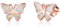 WINNICACA Schmetterling Ohrringe Sterling Silber Einfache Rose Gold Opal Ohrstecker für Frauen Freundin Muttertag