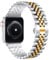 Wolait Compatible with Apple Watch Ultra 2 Band 49mm 46mm 45mm 44mm 42mm 41mm 40mm 38mm, Stainless Steel Heavy iWatch Band with Butterfly Folding Clasp Link Bracelet for Series 10/9/8/7/6 Men Women