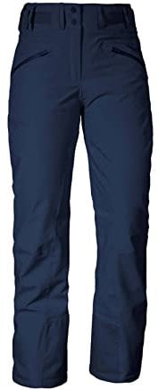 Schöffel Damen Ski Pants Horberg L, wind- und wasserdichte Skihose, wärmende und atmungsaktive Schneehose mit Schneefang, navy blazer, 46