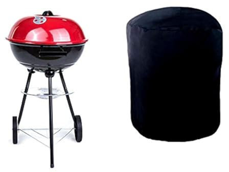 Grill Abdeckung wasserdichte Grill-Gasgrillabdeckung UCARE Large 210D Outdoor Gas Holzkohlegrill Gill Protector Abdeckung von Weber Brinkmann Char Broil Black (Runden:71 * 73cm)