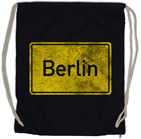 Urban Backwoods Berlin Road Sign Turnbeutel Sporttasche