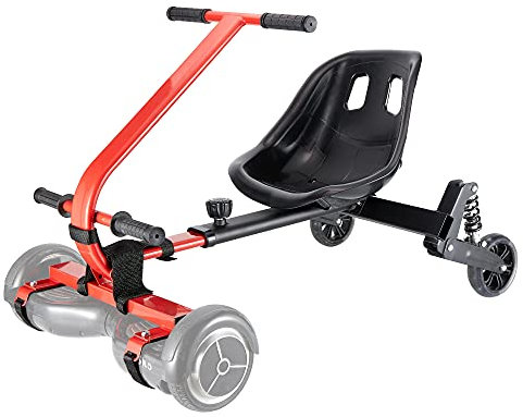 TGHY Hoverboard-Sitz Go-Kart-Umbausatz für Elektrischen Selbstausgleichenden Scooter Verstellbarer Rahmen Hoverkart-Schalensitz Doppelter Stoßdämpfer Passend für 6,5 8 und 10 Hoverboard