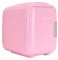MONCOOK Mini Fridge For Bedrooms - Small, Portable & Quiet Mini Fridges For Skincare, Medicine, Food & Drinks - Cooling & Warming Function - Perfect For Home, Office, Car Or Travel - 14L - Pink Mono