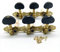 Ocnvlia Gauche Droite Guitare Classique Cordes de RéGlage Piquets MéCaniques MéCaniques Accordeurs CléS 3L3R Accessoires de Guitare Professionnels, Noir