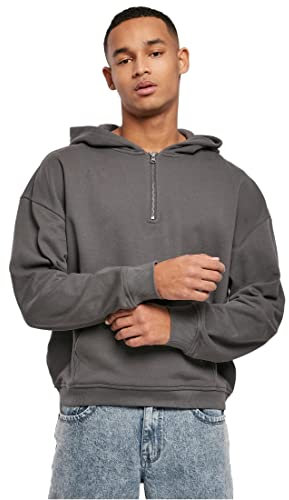 Urban Classics Herren Boxy Zip Hoody darkshadow, 3XL