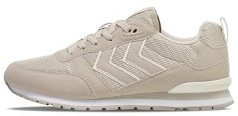 hummel Unisex Monaco 86 Tonal Lizard Sneaker, Silver Lining, 37.5 EU